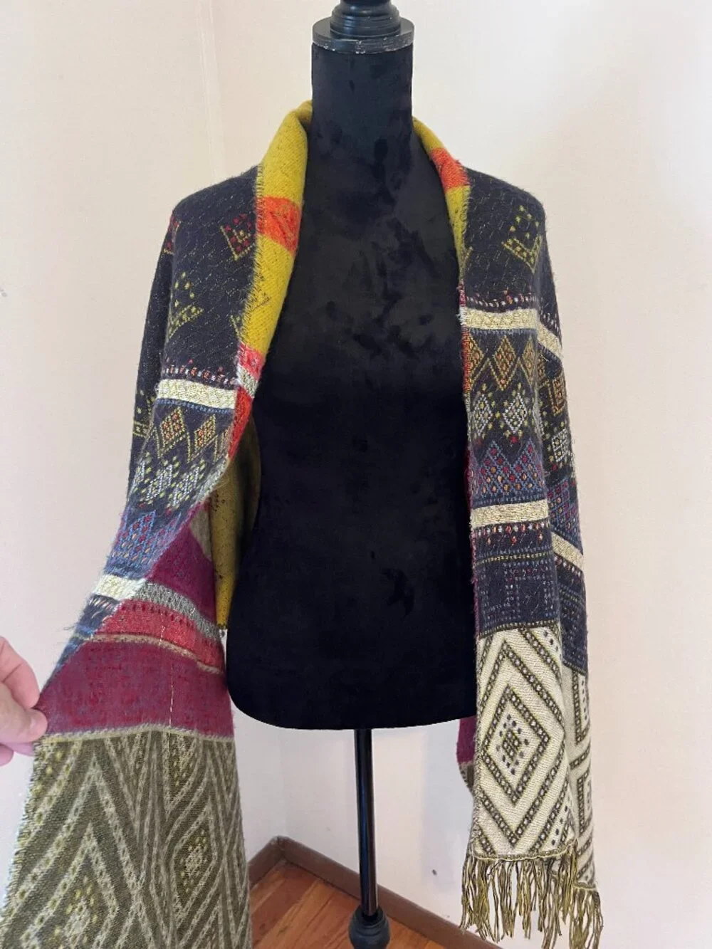 N/A multicolored poncho